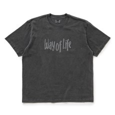 画像1: RATS/WAY OF LIFE TEE（BLACK）［ウェイオブライフT-26春夏］ (1)
