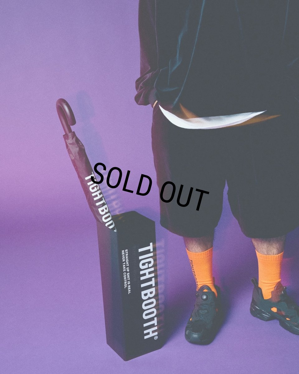 画像3: TIGHTBOOTH/LABEL LOGO SOCKS（Orange）［ラベルロゴソックス-26春夏］ (3)