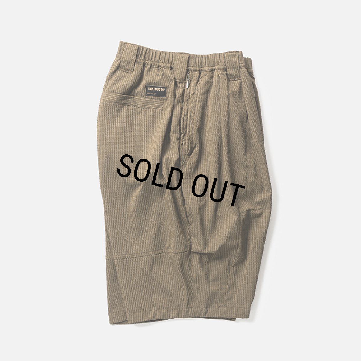 画像3: TIGHTBOOTH/SEERSUCKER BIG SHORTS（Olive）［シアサッカービッグショーツ-26夏］ (3)