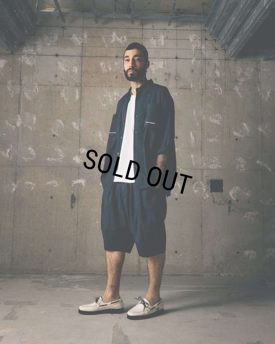 画像3: TIGHTBOOTH/SEERSUCKER BIG SHORTS（Black）［シアサッカービッグショーツ-26夏］ (3)