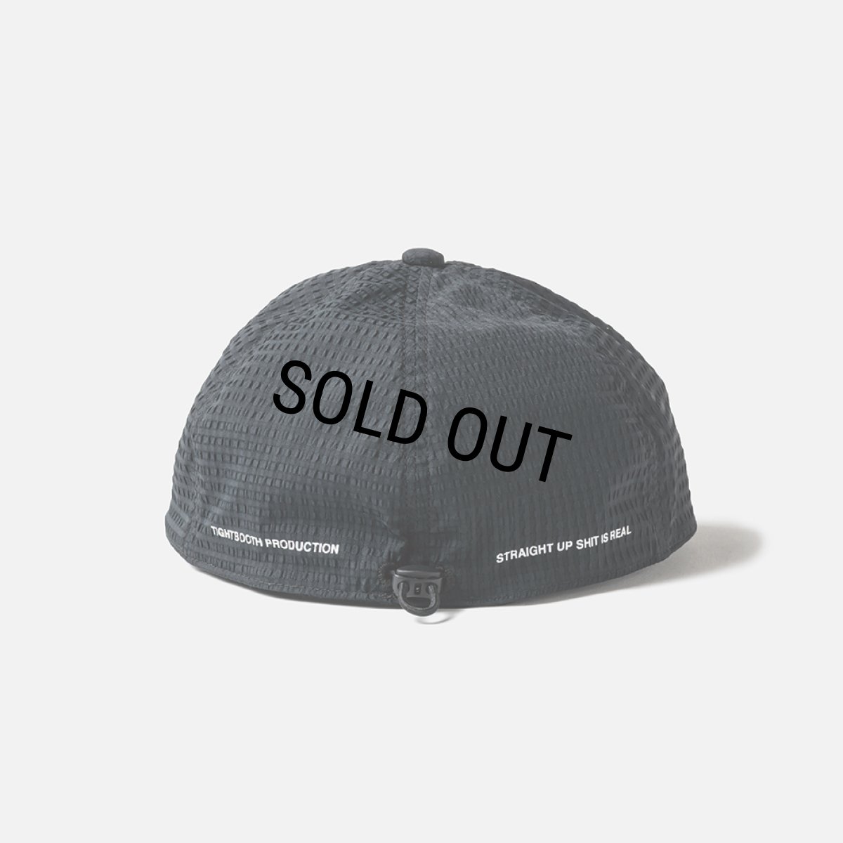 画像3: TIGHTBOOTH/SEERSUCKER 6 PANEL（Black）［シアサッカー6パネル-26夏］ (3)