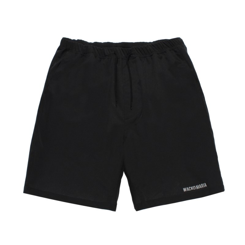 画像1: WACKO MARIA/NANGA / COMFY SHORTS（BLACK）［コンフィーショーツ-26春夏］