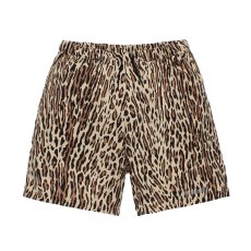 画像1: WACKO MARIA/NANGA / LEOPARD COMFY SHORTS（BEIGE）［レオパードコンフィーショーツ-26春夏］ (1)