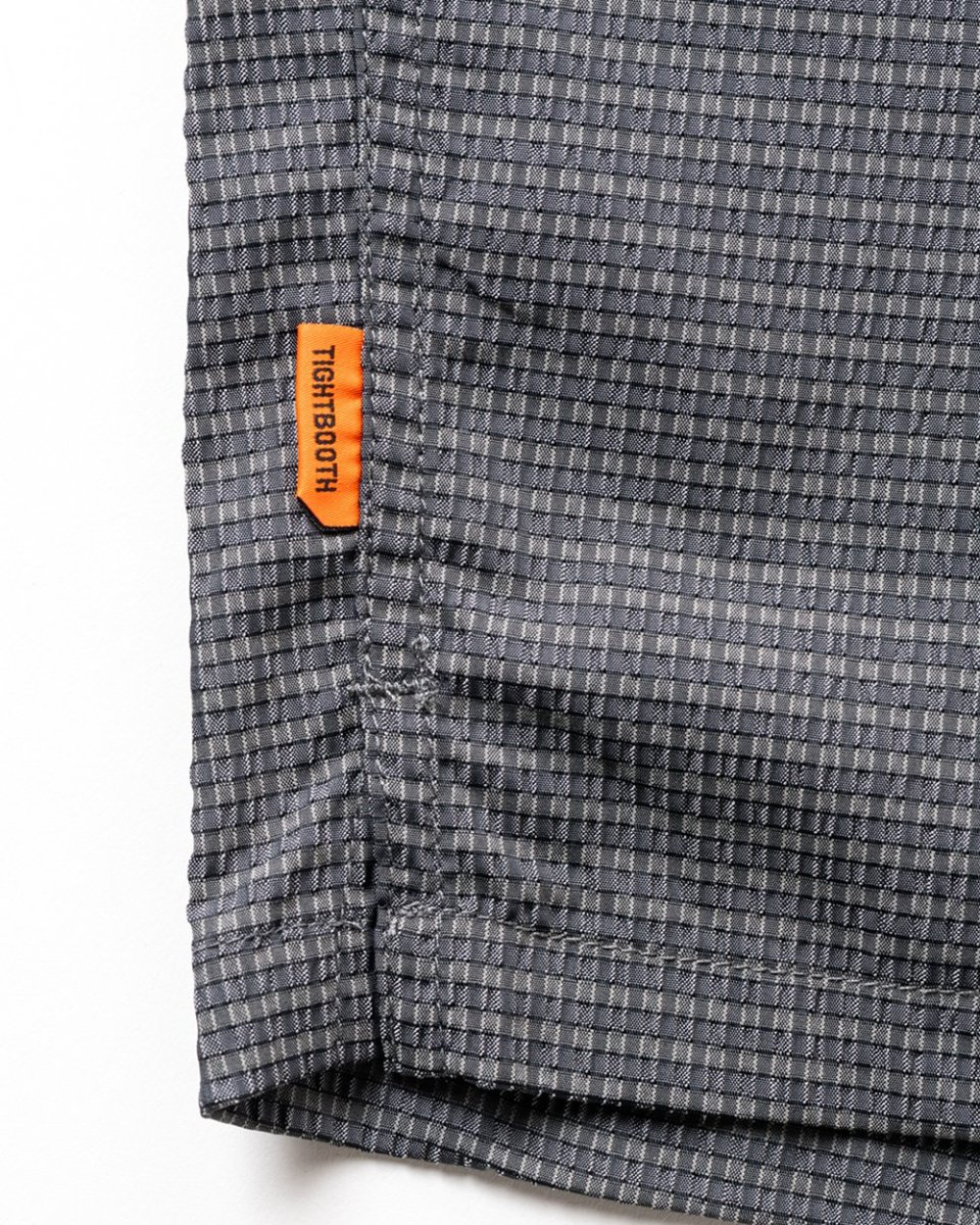 画像8: TIGHTBOOTH/SEERSUCKER ROLL UP SHIRT（Gray）［シアサッカーロールアップシャツ-26夏］ (8)