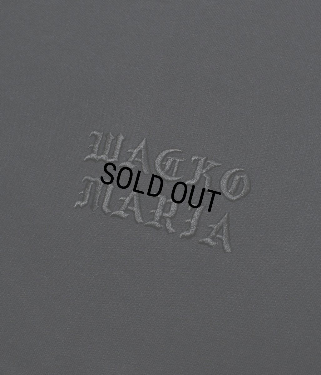 画像5: WACKO MARIA/DEATH ROW RECORDS / WASHED HEAVY WEIGHT T-SHIRT（BLACK）［刺繍+プリントT-26春夏］ (5)