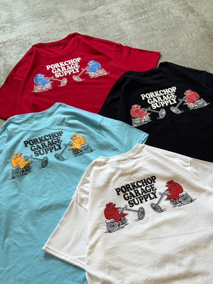画像6: PORKCHOP/EASY P RIDER TEE（BLACK）［イージーPライダーT-26春夏］ (6)
