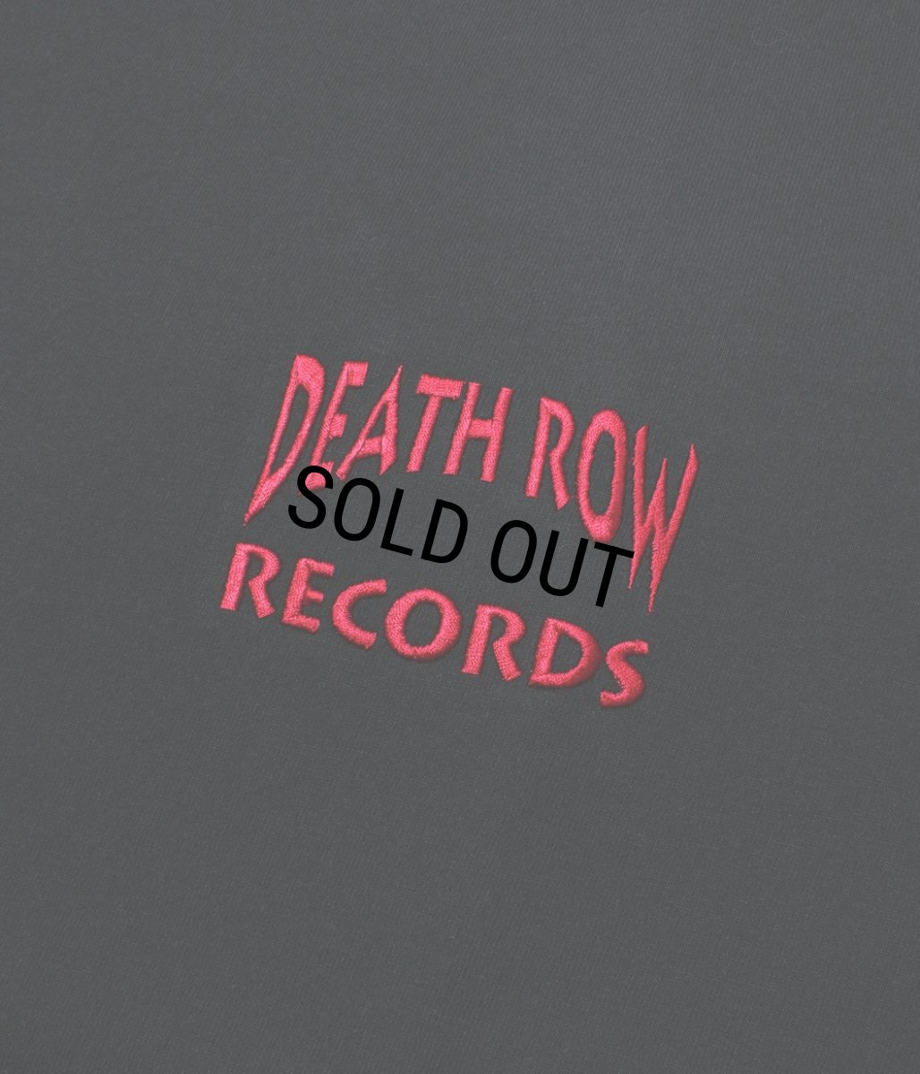 画像4: WACKO MARIA/DEATH ROW RECORDS / WASHED HEAVY WEIGHT T-SHIRT（BLACK）［刺繍+プリントT-26春夏］ (4)
