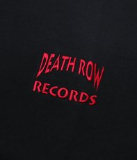 画像4: WACKO MARIA/DEATH ROW RECORDS / WASHED HEAVY WEIGHT T-SHIRT（BLACK）［刺繍+プリントT-26春夏］ (4)
