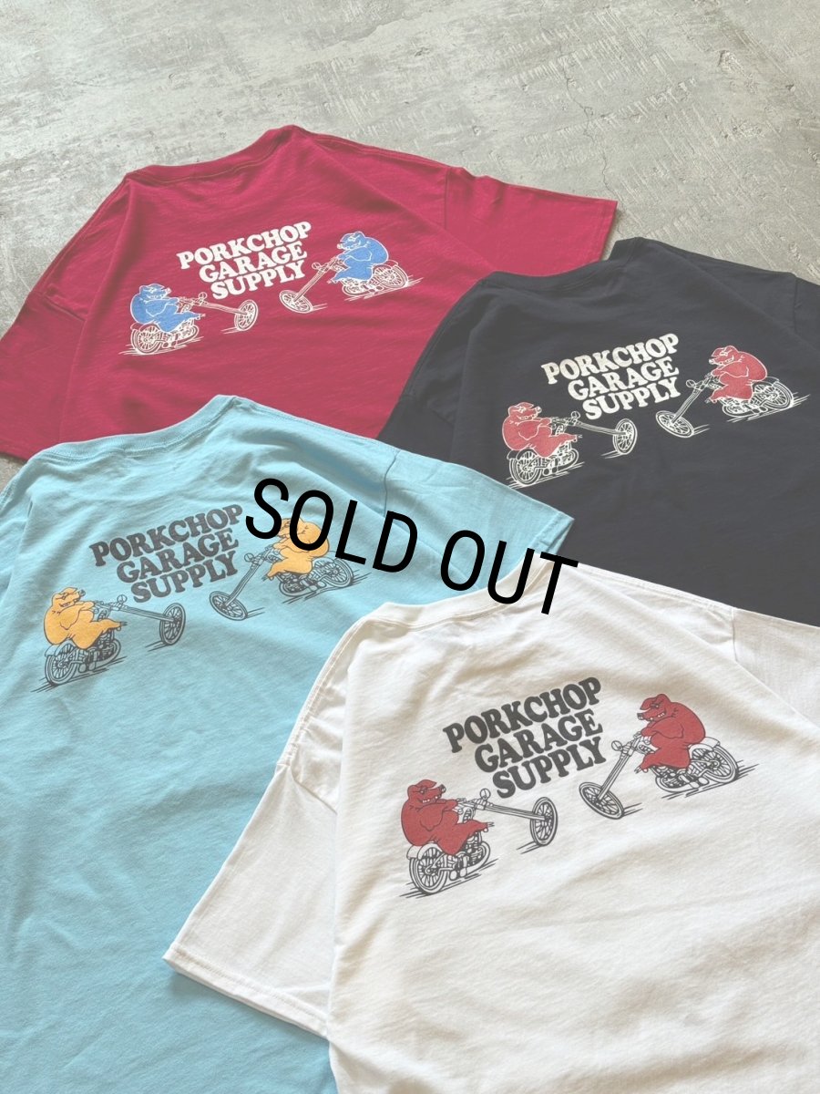 画像7: PORKCHOP/EASY P RIDER TEE（SKY BLUE）［イージーPライダーT-26春夏］ (7)