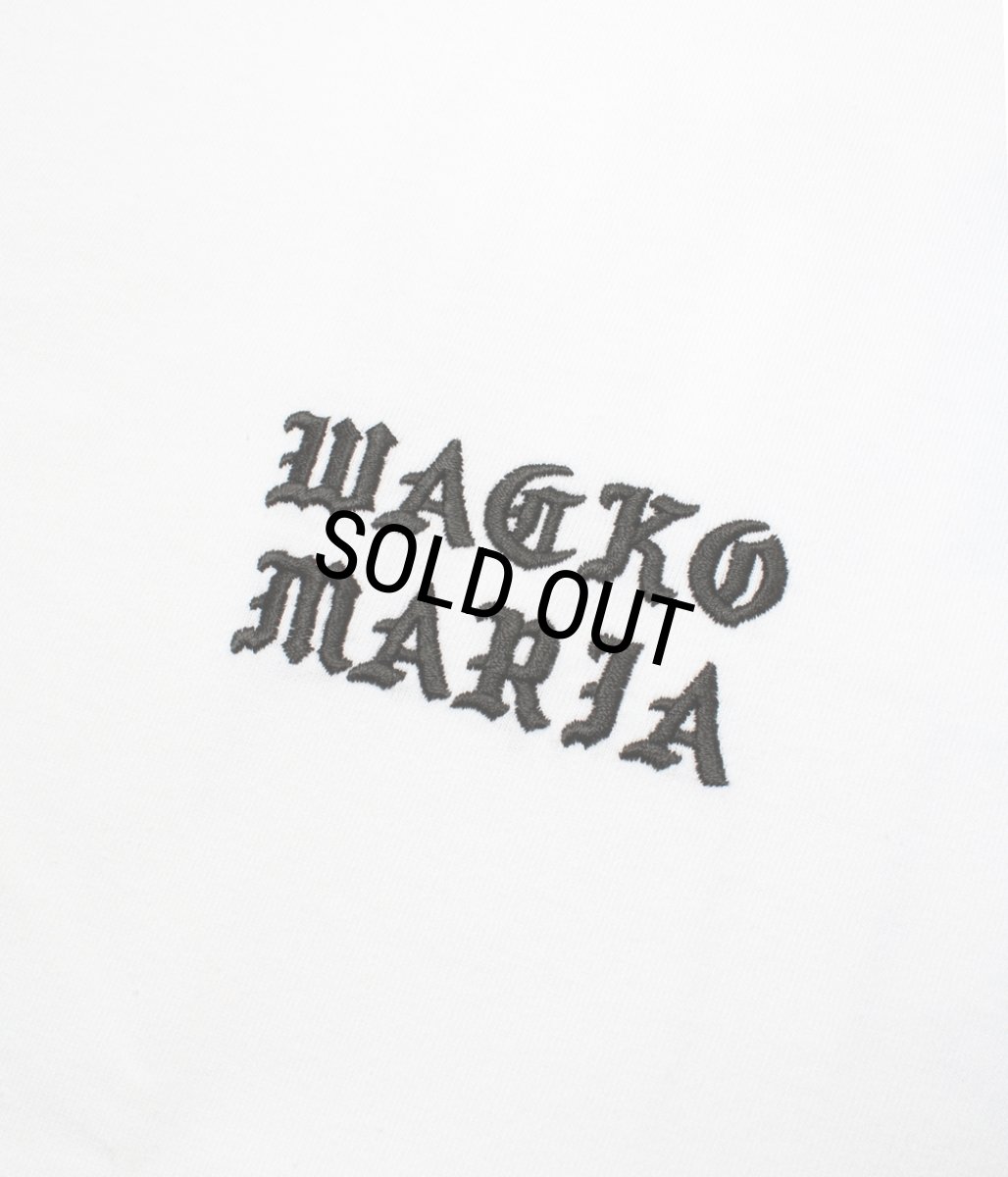 画像5: WACKO MARIA/DEATH ROW RECORDS / WASHED HEAVY WEIGHT T-SHIRT（WHITE）［刺繍+プリントT-26春夏］ (5)