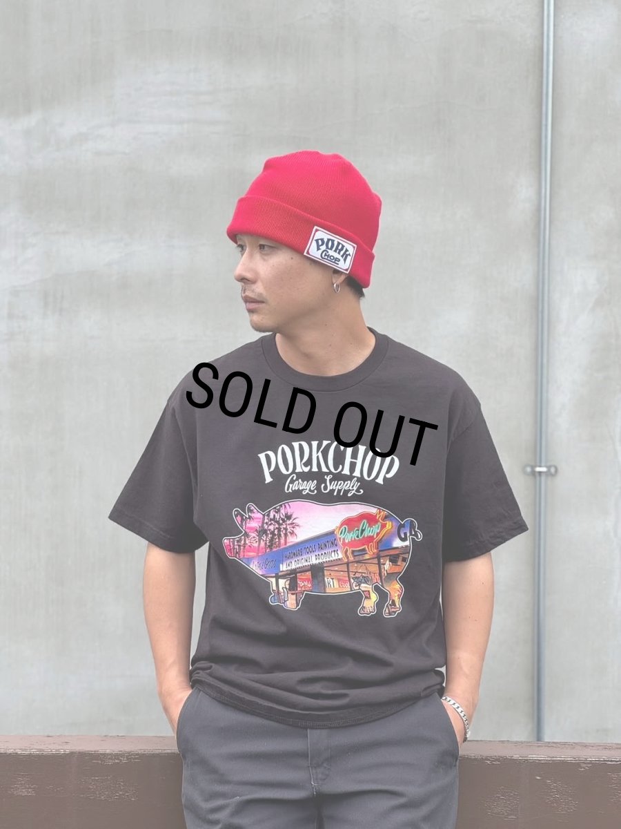 画像5: PORKCHOP/PORK STORE TEE（BLACK）［ポークストアT-26春夏］ (5)