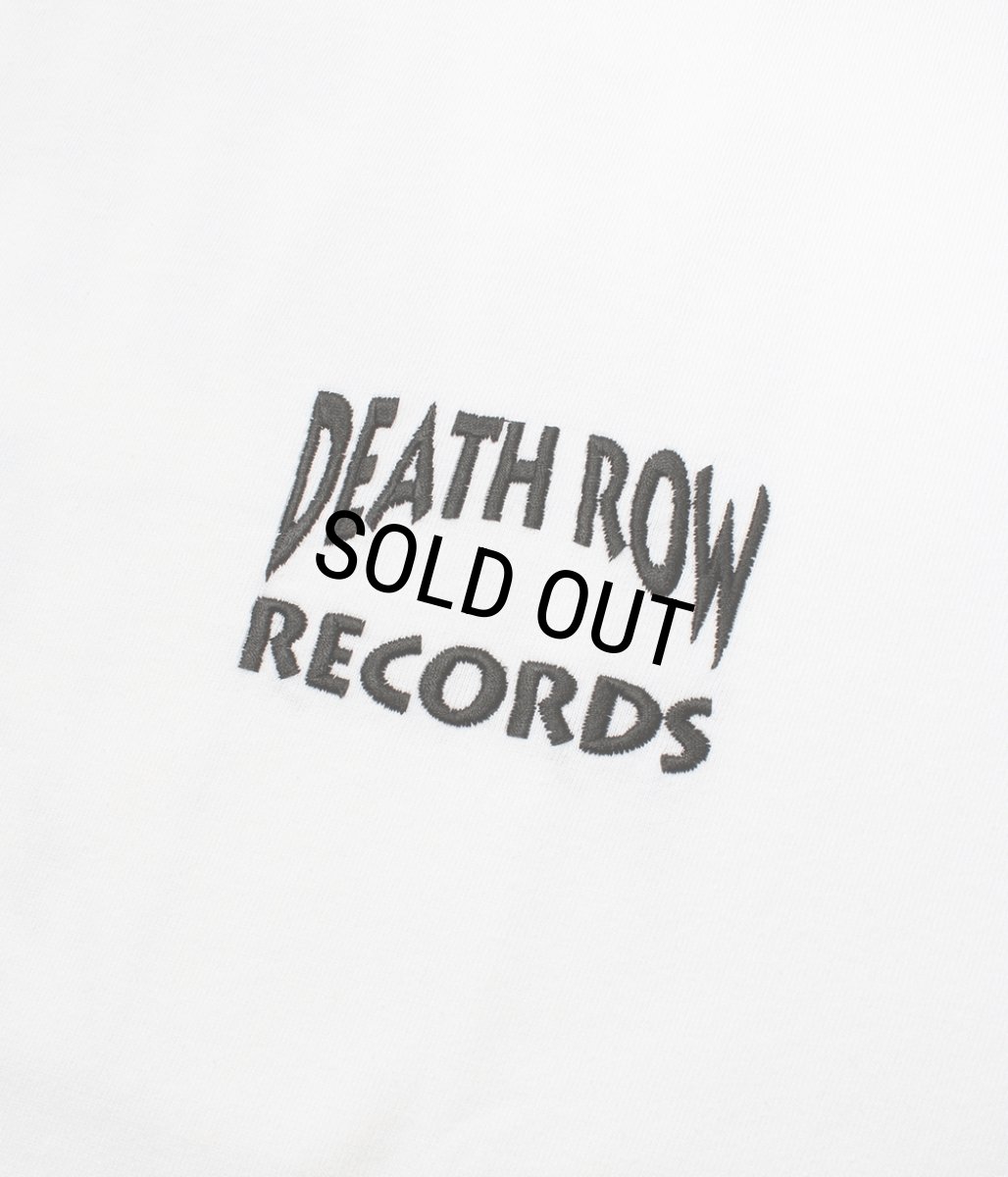 画像4: WACKO MARIA/DEATH ROW RECORDS / WASHED HEAVY WEIGHT T-SHIRT（WHITE）［刺繍+プリントT-26春夏］ (4)