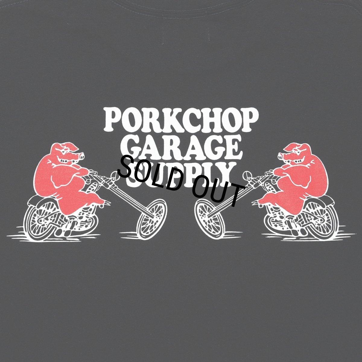 画像4: PORKCHOP/EASY P RIDER TEE（BLACK）［イージーPライダーT-26春夏］ (4)