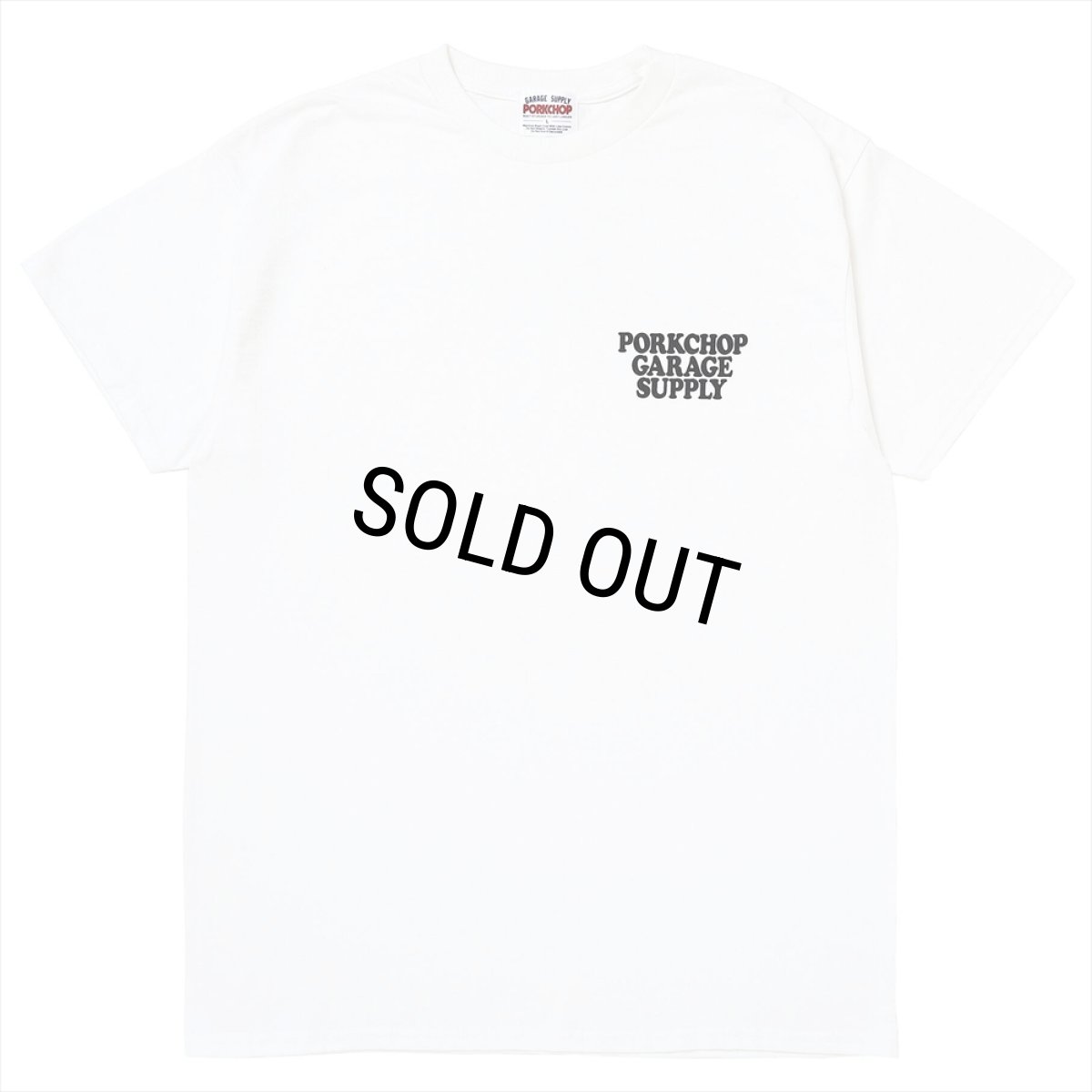 画像2: PORKCHOP/EASY P RIDER TEE（WHITE）［イージーPライダーT-26春夏］ (2)