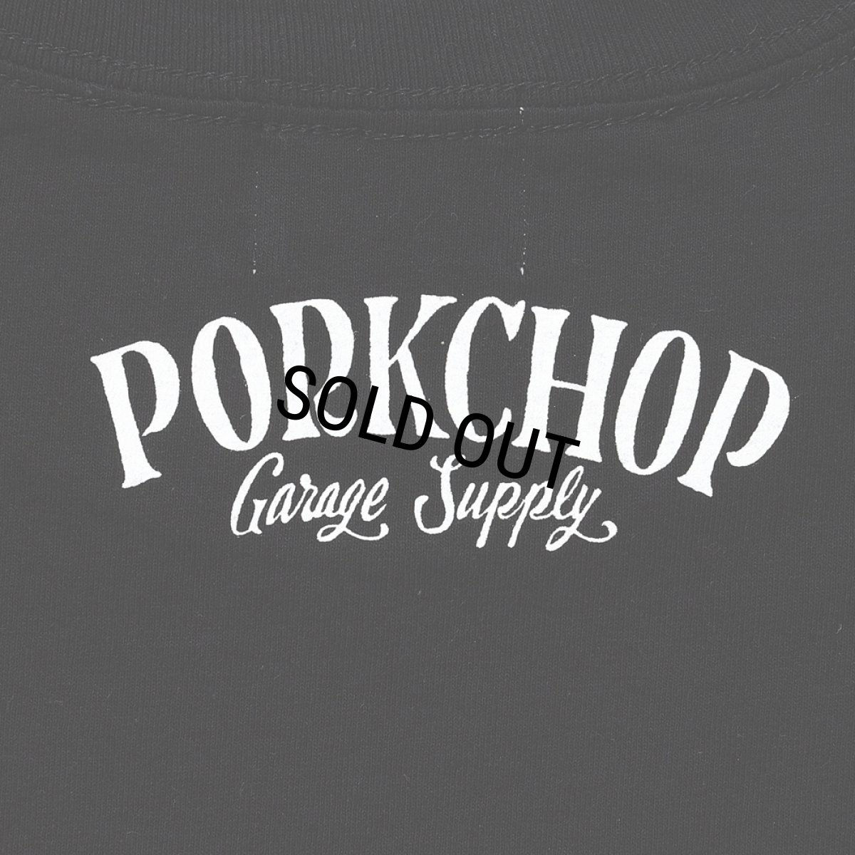 画像4: PORKCHOP/PORK STORE TEE（BLACK）［ポークストアT-26春夏］ (4)