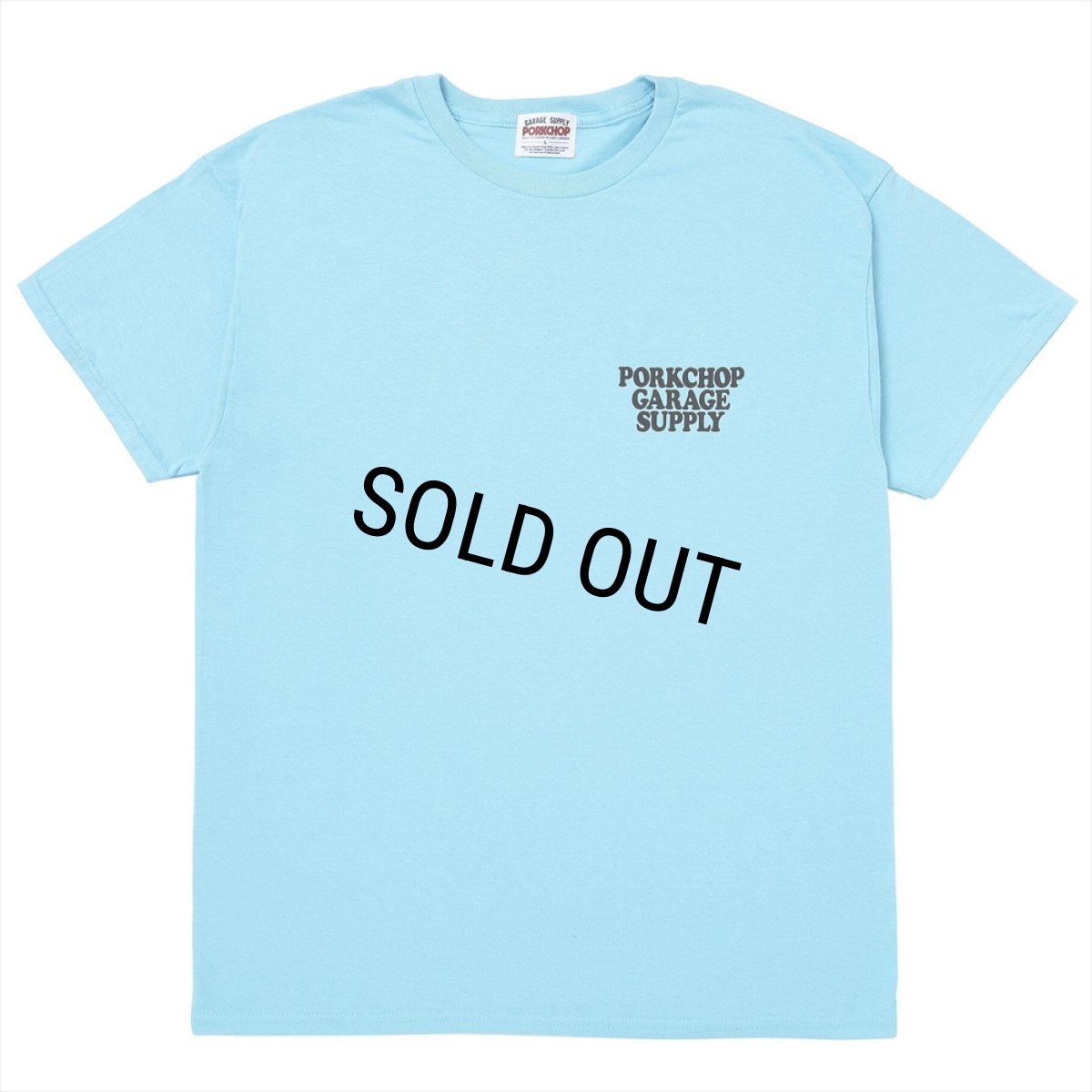 画像2: PORKCHOP/EASY P RIDER TEE（SKY BLUE）［イージーPライダーT-26春夏］ (2)