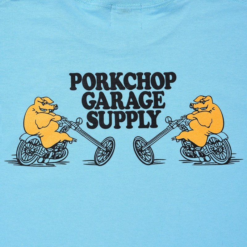 画像3: PORKCHOP/EASY P RIDER TEE（SKY BLUE）［イージーPライダーT-26春夏］