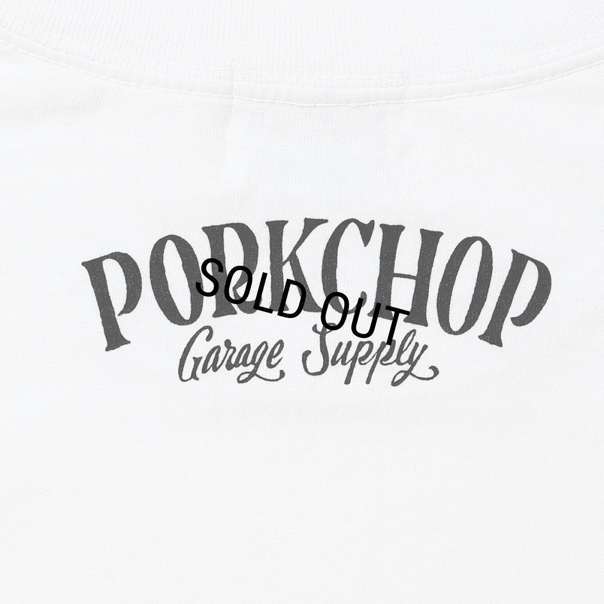 画像4: PORKCHOP/PORK STORE TEE（WHITE）［ポークストアT-26春夏］ (4)