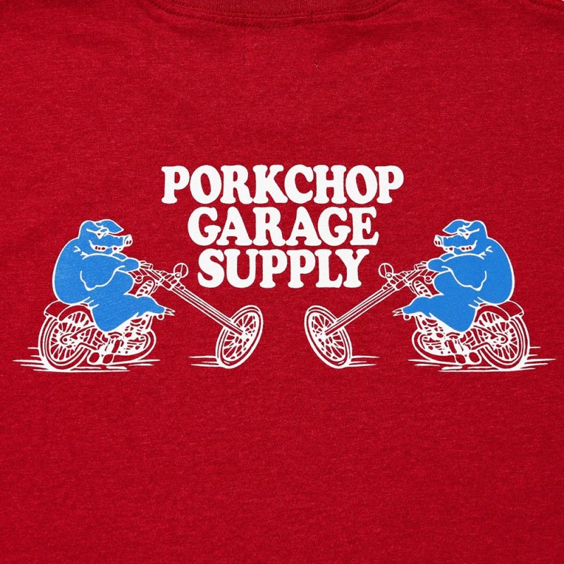 画像3: PORKCHOP/EASY P RIDER TEE（CARDINAL RED）［イージーPライダーT-26春夏］