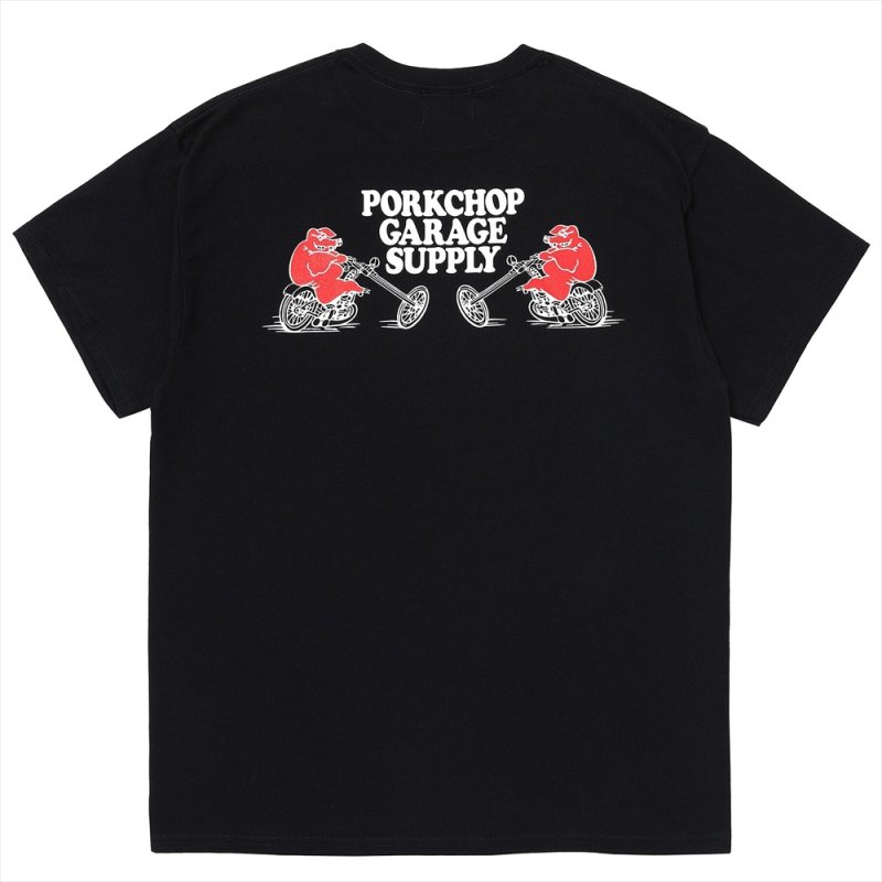 画像2: PORKCHOP/EASY P RIDER TEE（BLACK）［イージーPライダーT-26春夏］