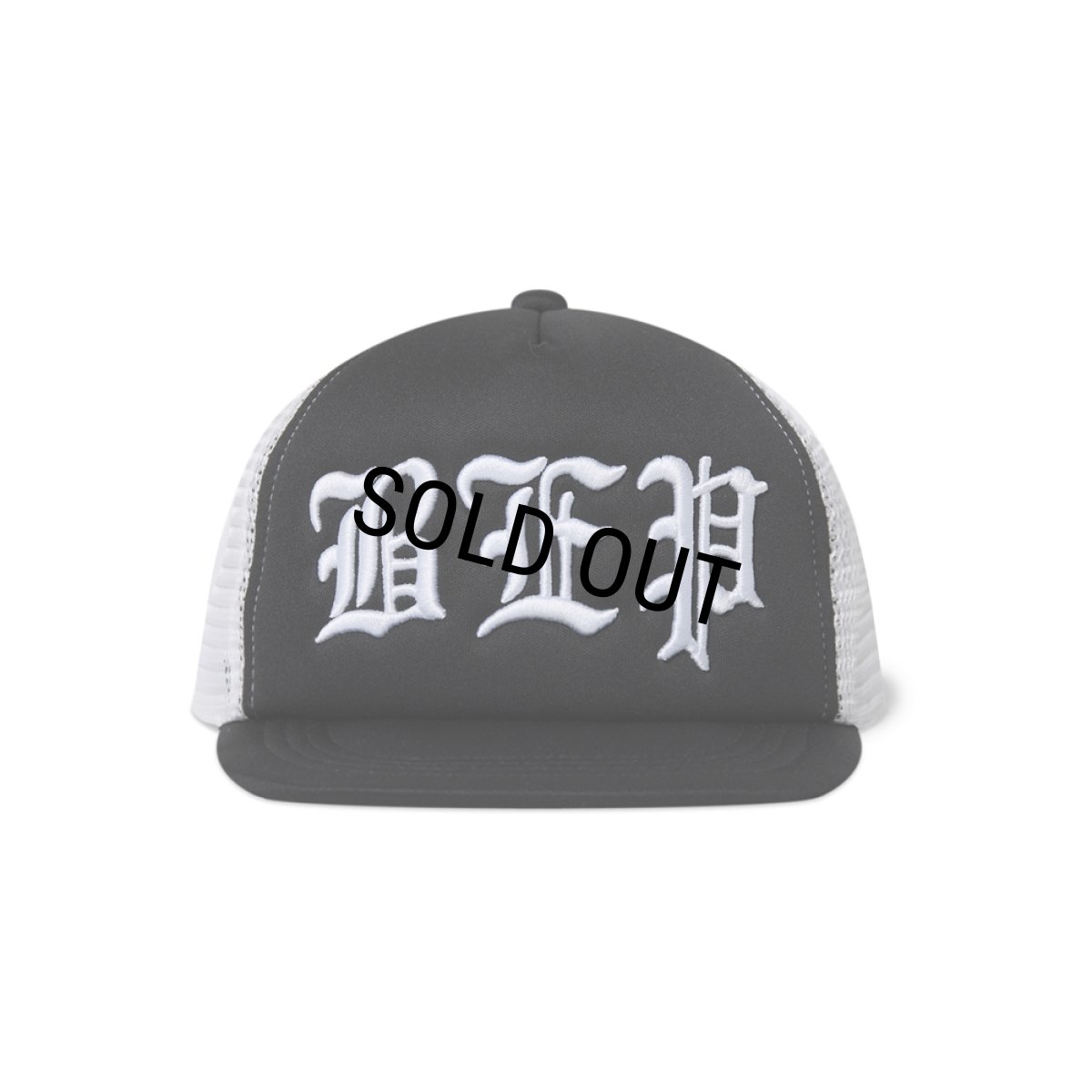 画像1: BlackEyePatch/3 LETTER OE MESH CAP（BLACK） (1)