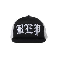 画像1: BlackEyePatch/3 LETTER OE MESH CAP（BLACK） (1)