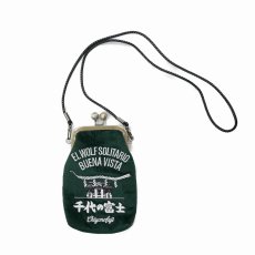 画像2: BUENA VISTA/がま口 pochette ウルフ（×千代の富士）（GREEN）［がま口ポシェット-26春夏］ (2)