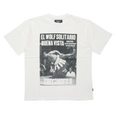 画像1: BUENA VISTA/El wolf solitario tee dos（×千代の富士）（WHITE）［プリントT-26春夏］ (1)