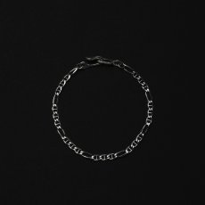 画像1: ANTIDOTE BUYERS CLUB/Stud Link Figaro Chain Bracelet（Silver） (1)