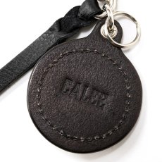 画像3: CALEE/COLOR STONE STUDS LEATHER KEY RING（BLACK）［カラーストーンスタッズレザーキーリング-26春夏］ (3)