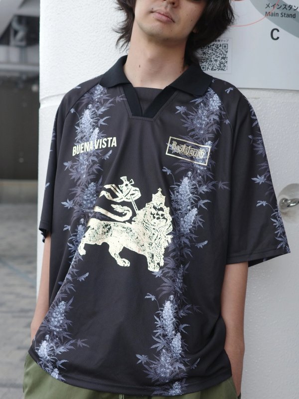 30%OFF】BUENA VISTA/Raster game shirts（BLACK）［ラスターゲーム