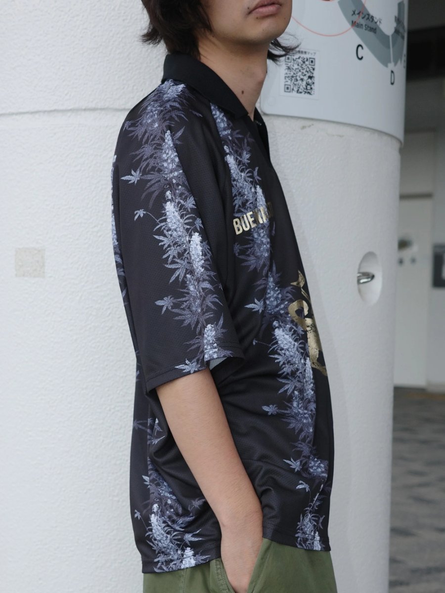 画像5: BUENA VISTA/Raster game shirts（BLACK）［ラスターゲームシャツ-26春夏］ (5)