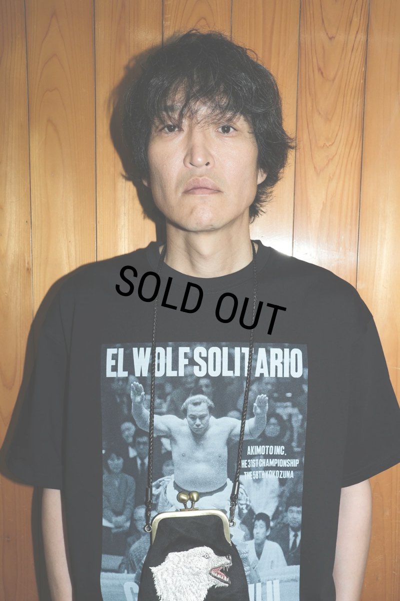 画像3: BUENA VISTA/El wolf solitario tee uno（×千代の富士）（WHITE）［プリントT-26春夏］ (3)