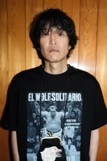 画像3: BUENA VISTA/El wolf solitario tee uno（×千代の富士）（BLACK）［プリントT-26春夏］ (3)