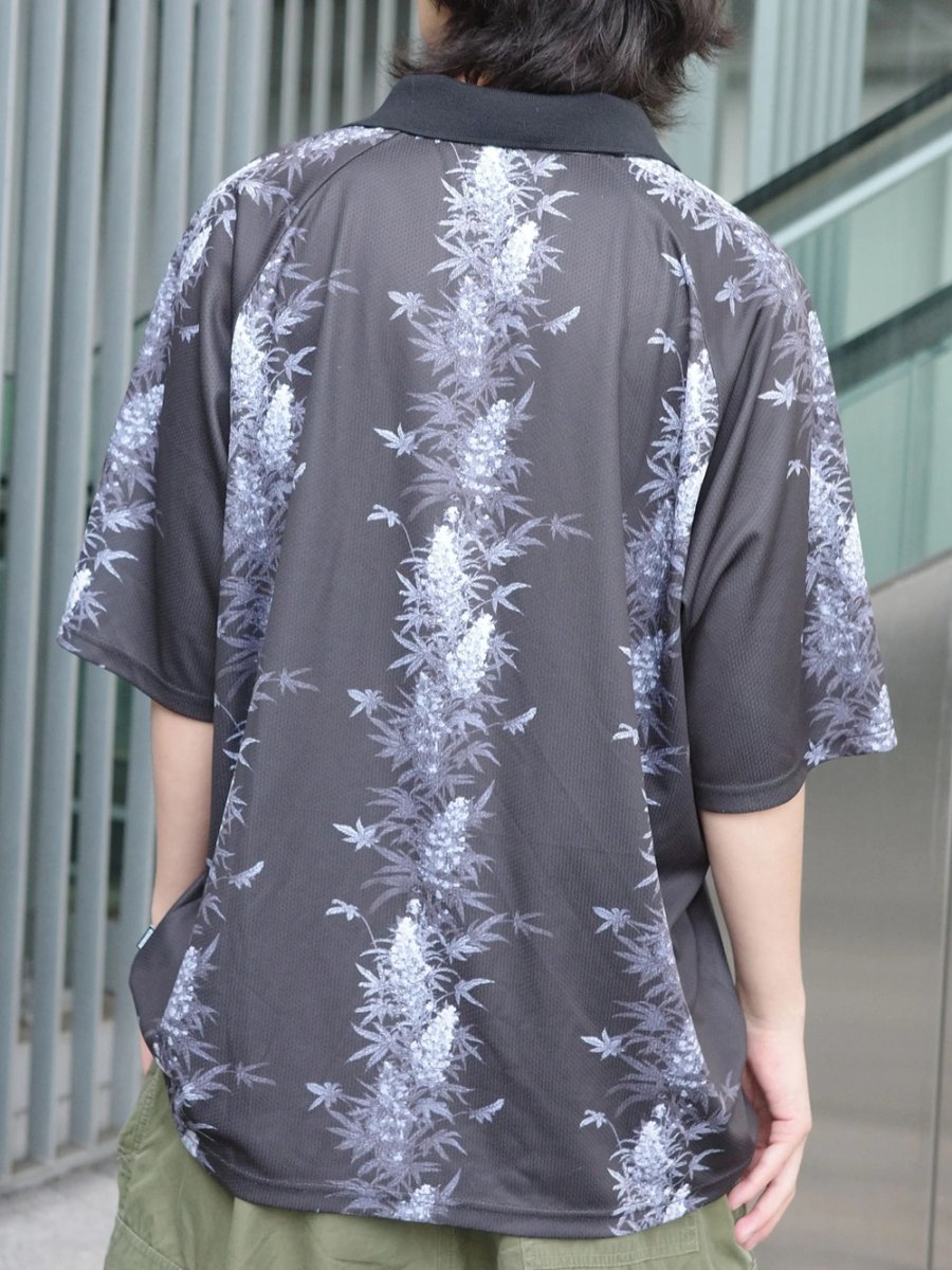 画像6: BUENA VISTA/Raster game shirts（BLACK）［ラスターゲームシャツ-26春夏］ (6)