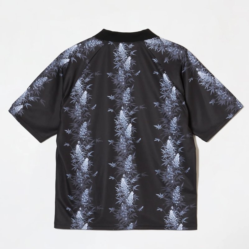 画像2: BUENA VISTA/Raster game shirts（BLACK）［ラスターゲームシャツ-26春夏］