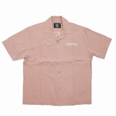 画像2: BUENA VISTA/El wolf solitario s/s shirt（×千代の富士）（PINK）［オープンカラーシャツ-26春夏］ (2)