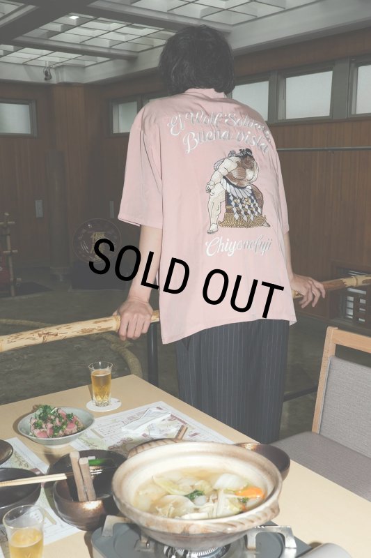 BUENA VISTA/El wolf solitario s/s shirt（×千代の富士）（PINK