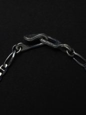 画像2: ANTIDOTE BUYERS CLUB/Stud Link Figaro Chain Bracelet（Silver） (2)