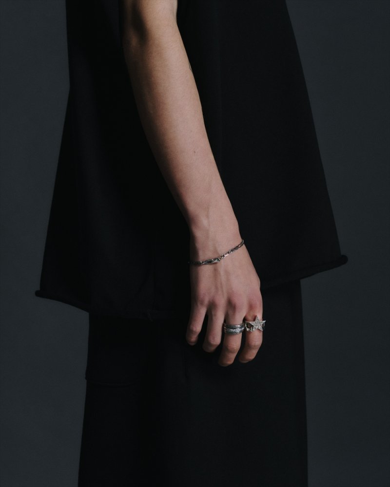 画像3: ANTIDOTE BUYERS CLUB/Stud Link Figaro Chain Bracelet(Silver)