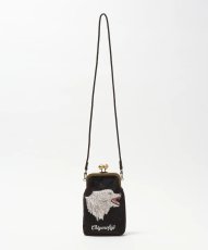 画像3: BUENA VISTA/がま口 pochette ウルフ（×千代の富士）（BLACK）［がま口ポシェット-26春夏］ (3)