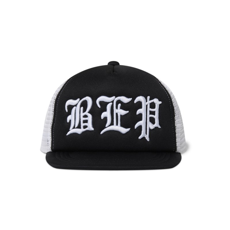 画像1: BlackEyePatch/3 LETTER OE MESH CAP（BLACK）