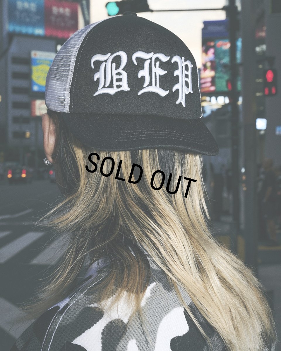 画像3: BlackEyePatch/3 LETTER OE MESH CAP（BLACK） (3)