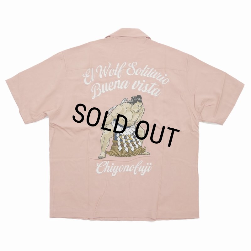 BUENA VISTA/El wolf solitario s/s shirt（×千代の富士）（PINK