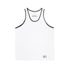 画像1: WACKO MARIA/WASHED HEAVY WEIGHT RINGER TANK TOP（WHITE）［リンガータンクトップ-26春夏］ (1)