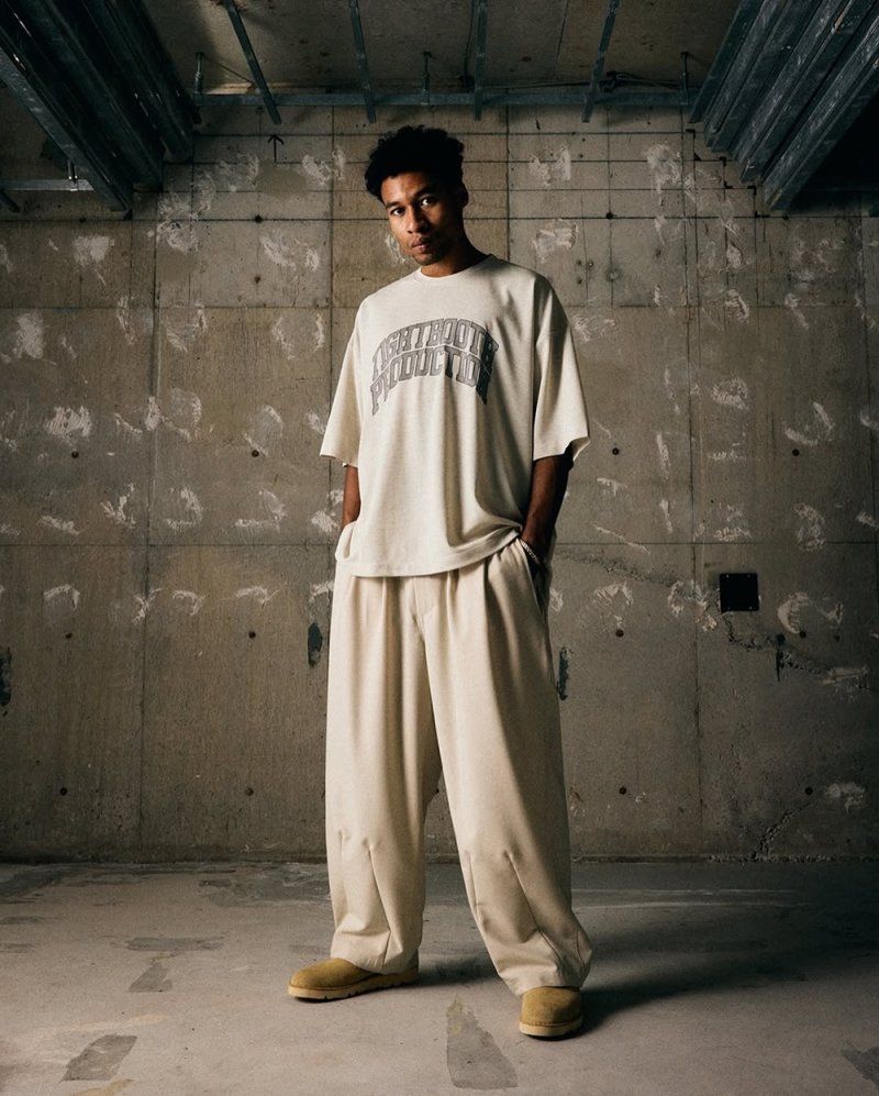 画像3: TIGHTBOOTH/CHIDRY COLLEGE S/S T-SHIRT（Ivory）［カレッジT-26春夏］