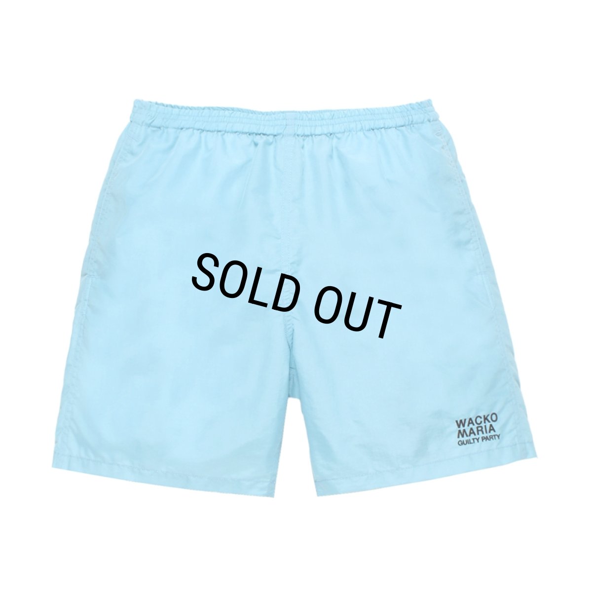 画像1: WACKO MARIA/NYLON BOARD SHORTS（LIGHT BLUE）［ナイロンボードショーツ-26春夏］ (1)