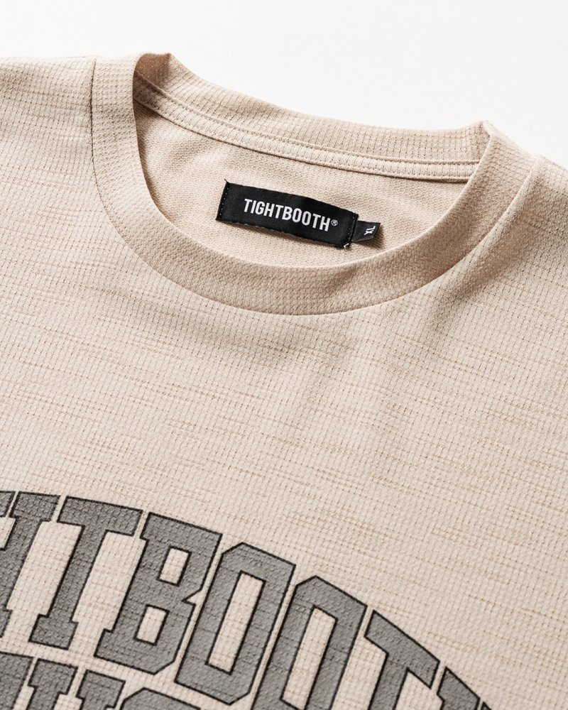 画像2: TIGHTBOOTH/CHIDRY COLLEGE S/S T-SHIRT（Ivory）［カレッジT-26春夏］
