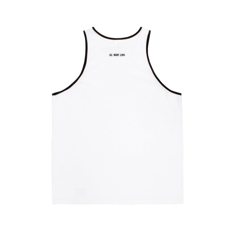 画像2: WACKO MARIA/WASHED HEAVY WEIGHT RINGER TANK TOP（WHITE）［リンガータンクトップ-26春夏］