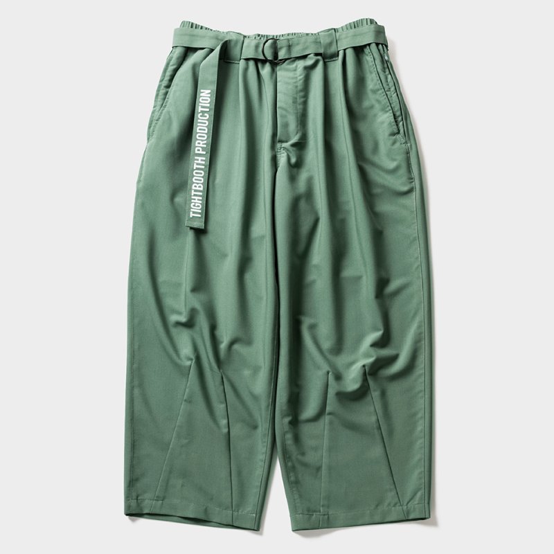 画像1: TIGHTBOOTH/TRO BAGGY SLACKS（Teal）［トロバギースラックス-26夏］